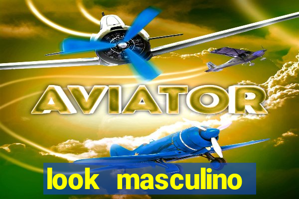 look masculino blazer cinza
